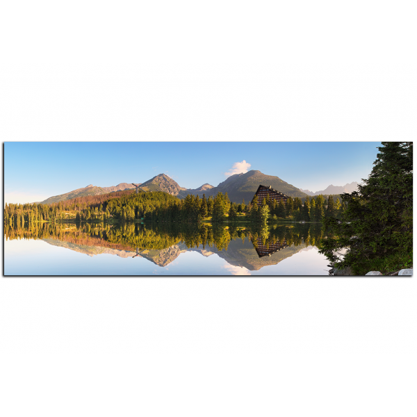 Obraz na plátně - Štrbské pleso - panoráma